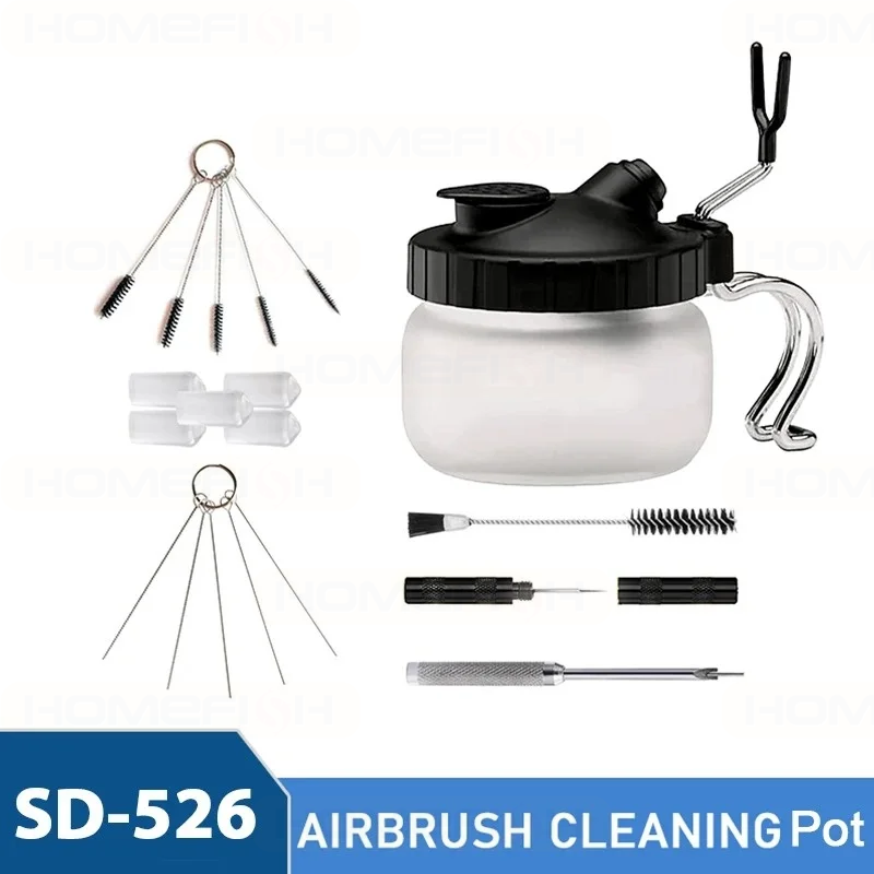 Airbrush Cleaning Kit Clean Po - đánh giá và giá Airbrush Kit With Mini Compressor