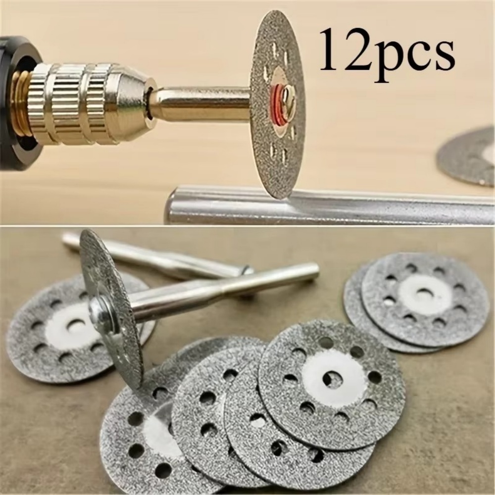 12Pcs/set Diamond Slice Diamon - đánh giá và giá Cordless Rotary Tool Kit Accessories