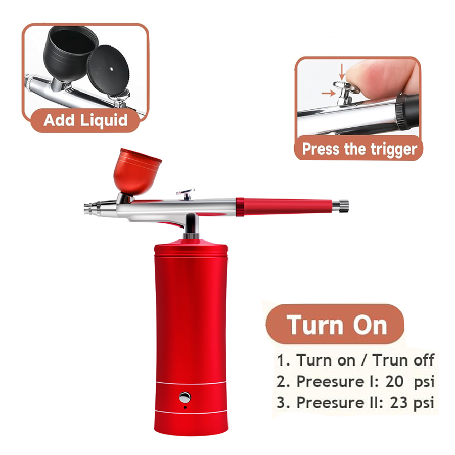 Airbrush Kit with Compressor,  - đánh giá và giá Airbrush Kit With Mini Compressor