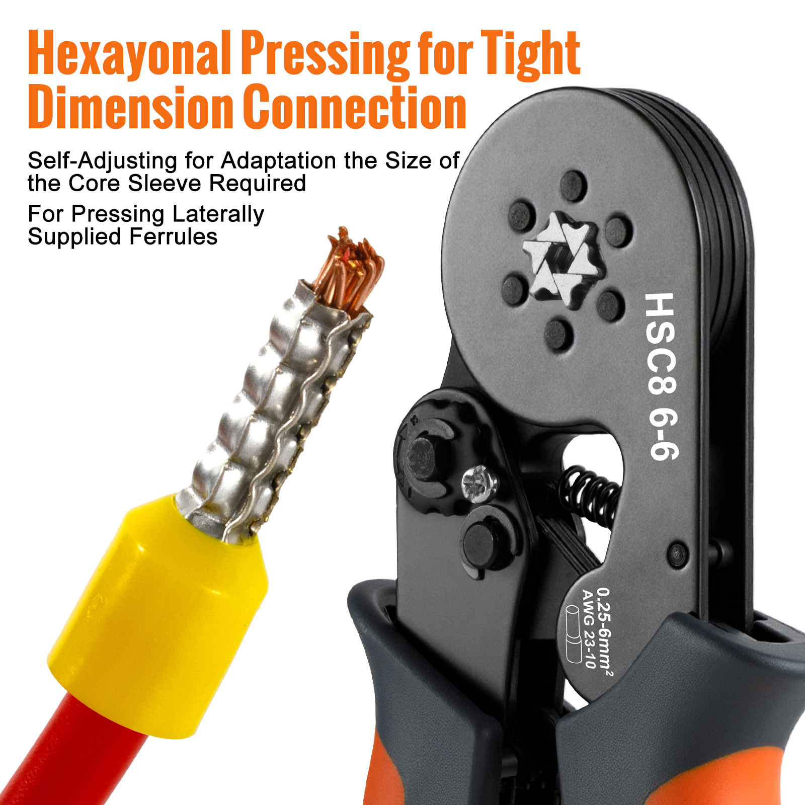 Ferrule Crimping Tool HSC8 6-4 - đánh giá và giá Automatic Wire Stripper Cutter