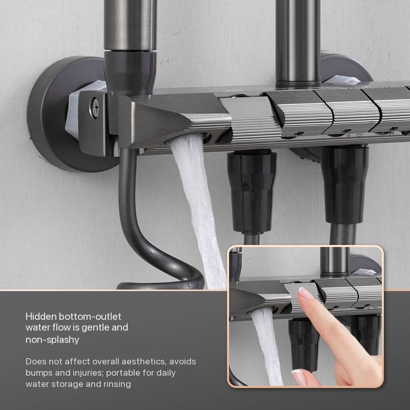 Grey Chrome Bathroom Shower Fa - đánh giá và giá Plumbing